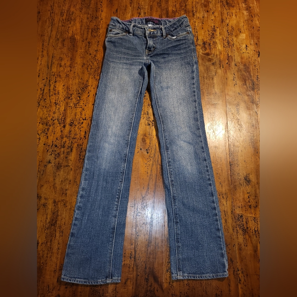 Girl's Levi Strauss straight fit size 8 slim jeans